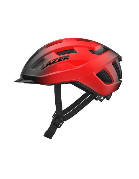 Hjälm codax kineticore 54-61 cm röd/svart lazer