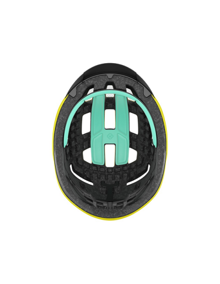 Hjälm codax kineticore 54-61 cm gul lazer