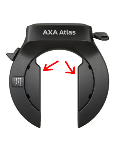 Täckkåpa för skruvhål till axa atlas ringlås