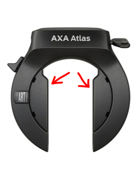 Täckkåpa för skruvhål till axa atlas ringlås