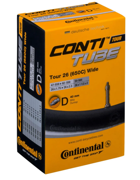 Slang 26 tum mtb (47-62/559) dunlop 40 mm continental