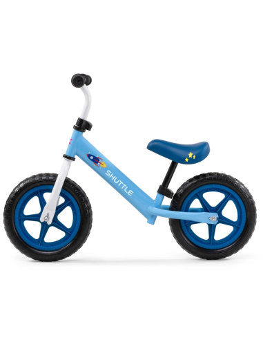 Balanscykel 12 tum unisex 0-v shuttle blå okbaby
