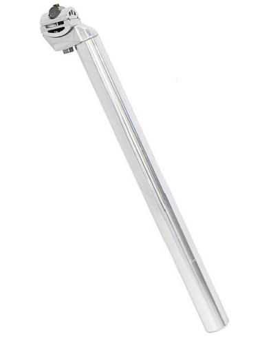 Sadelstolpe 31,6 X 600 mm silver spectra för bla. monark delbar