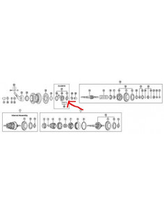 Låsring för växel nexus 7-v shimano