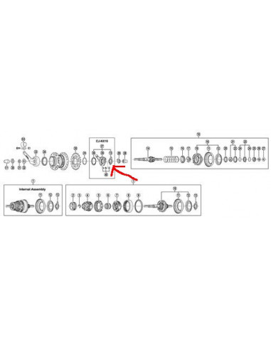 Låsring för växel nexus 7-v shimano