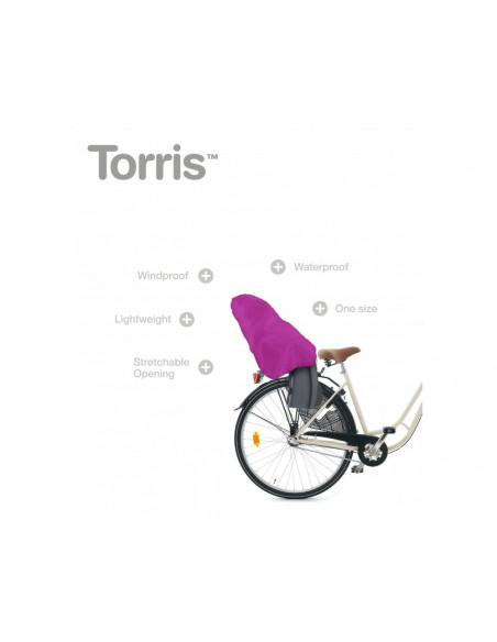 Regnskydd för cykelbarnsits torris