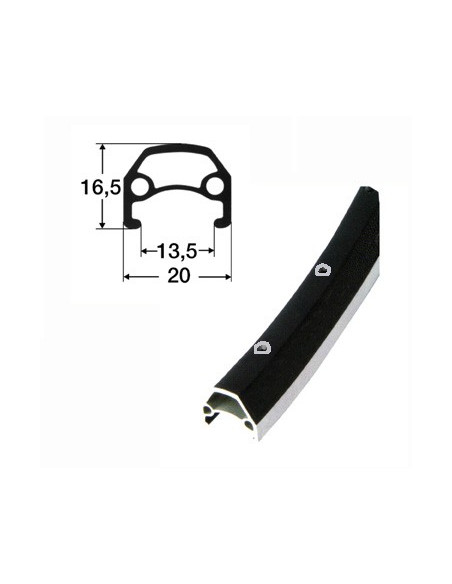 Fälg 28 tum (13-622) 36-h db svart