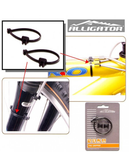 Fäste för bla broms/växel vajer/slang