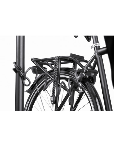 Ringlås solid plus plug-in med 150 cm plug in vajer från axa