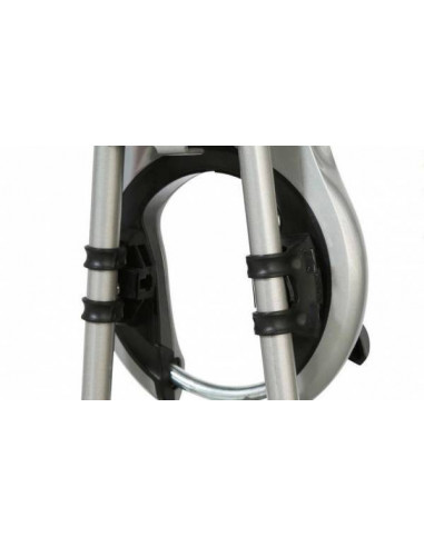 Låsfäste svart plastband axa