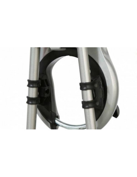 Låsfäste svart plastband axa