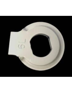 Fixeringsbricka 6l vänster vit shimano
