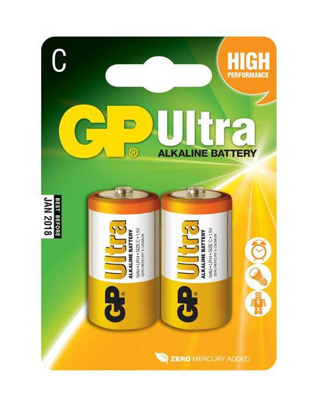 Batterier LR14 1,5 V 2-pack