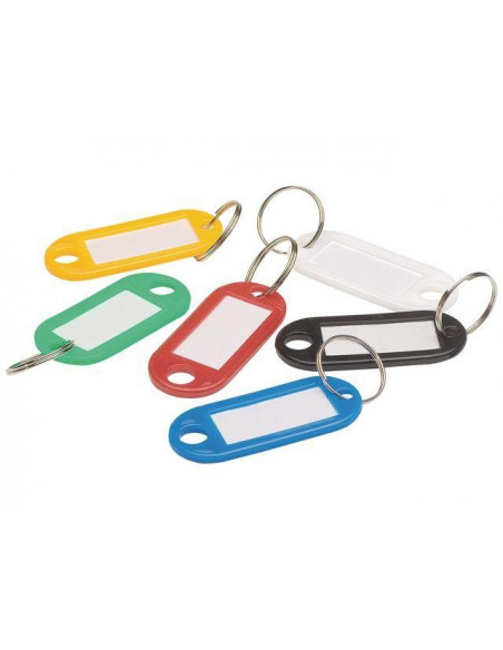 Nyckelring / nyckelbricka blandade färger