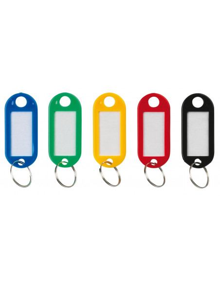 Nyckelring / nyckelbricka blandade färger
