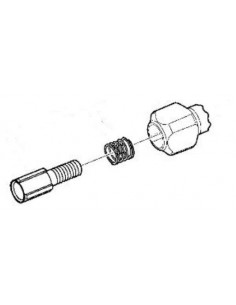 Justerskruv för växelvajer sl-m660/st-m390 mfl. shimano