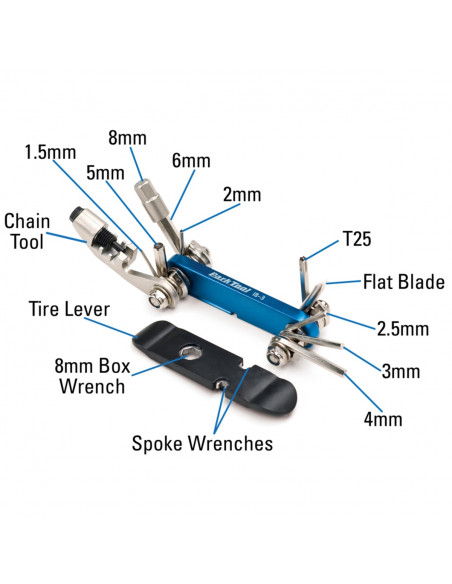 Miniverktyg ib-3 13 funktioner park tool