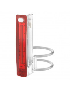 Baklampa knog plus usb laddning transparent