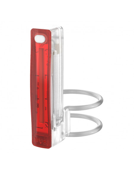 Baklampa knog plus usb laddning transparent