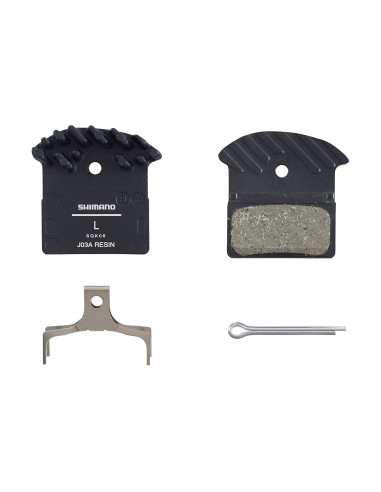 Skivbromsbelägg j03a, br-m9000, xt, xtr, slx, alfine, mfl shimano