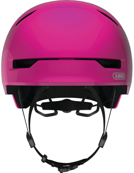 Hjälm kid shiny 3.0 54-58 cm rosa abus