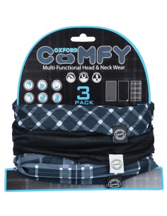 Comfy tartan 3-pack oxc