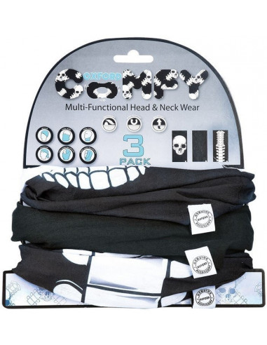 Comfy skull 3-pack oxc
