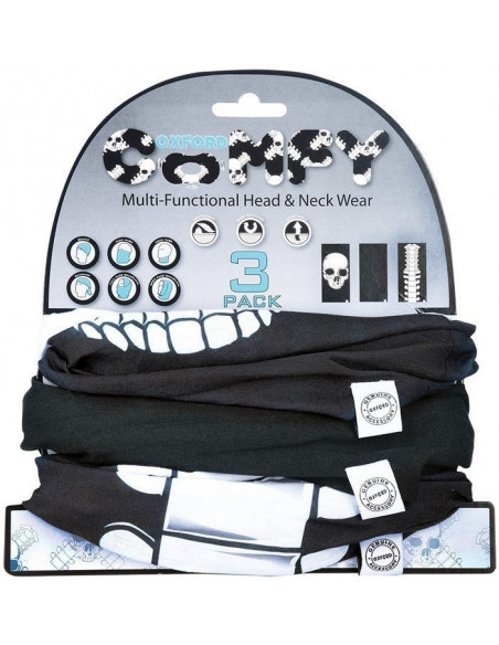 Comfy skull 3-pack oxc