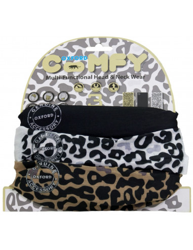 Comfy leopard 3-pack oxc