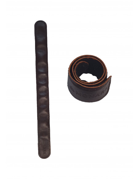 Byxklämma läder retro monark