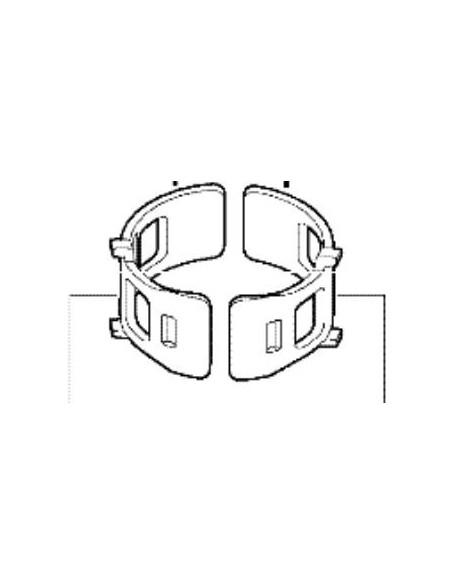 Distans framväxelklamma 34,9 mm till 31,8 mm shimano