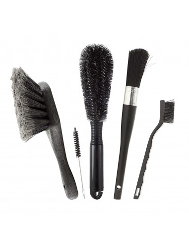 Borstset finish line 5 olika borstar