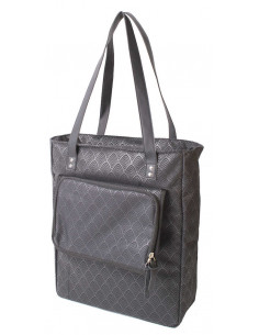 Shoppingväska bella med avs fäste svart atran