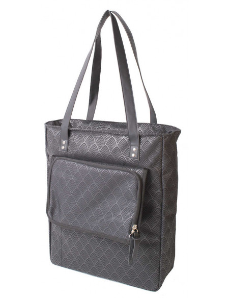 Shoppingväska bella med avs fäste svart atran