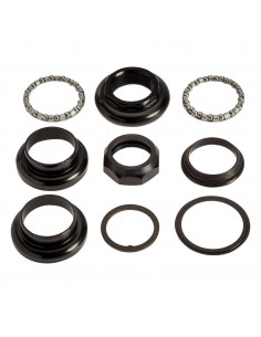 Styrlager 1 tum svart gängat 22,2-30-27 bh: 33,5 mm fsa