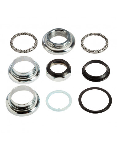 Styrlager 1 tum silver gängat 22,2-30-27 bh: 33,5 mm fsa