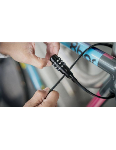 Kabellås z lok 50 cm med kod ulac