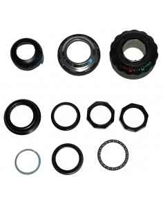 Styrlager med vridlås för 1 1/8 tum