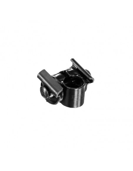 Sadelrörsklamma 22 mm svart