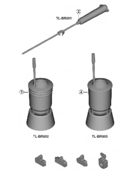 Luftningskit professional, inklusive spruta, koppar och spacers shimano