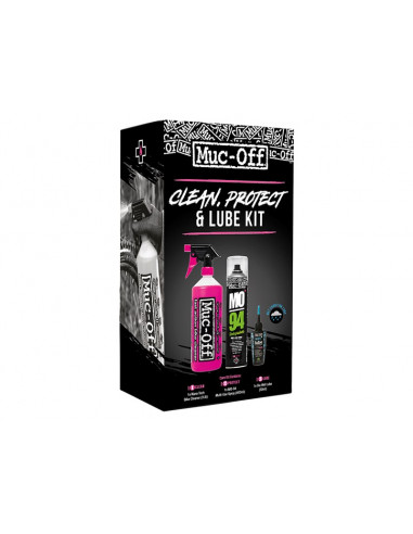 Paket wash, protect and wet lube kit muc-off