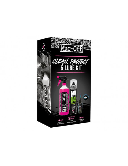 Paket wash, protect and wet lube kit muc-off