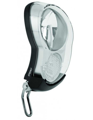 Framlampa axa sprint 10 lux för navdynamo