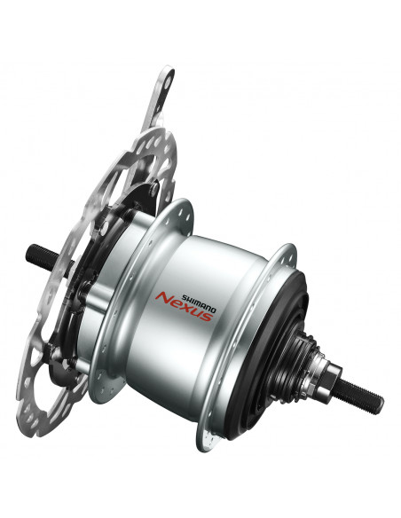 Baknav 8-v sg-c6060-8cd skivbroms 32-h silver nexus shimano