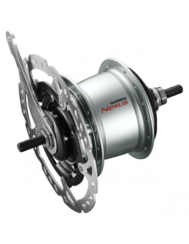 Baknav 8-v sg-c6060-8cd skivbroms 32-h silver nexus shimano