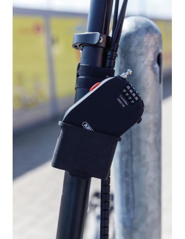 Wirelås combiflex 120 cm med hållare 2503/120 abus