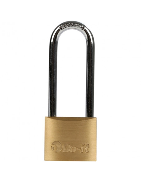 Hänglås 40 mm med lång bygel inkl. 3 nycklar