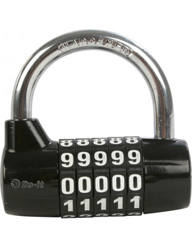 Hänglås 65 mm 5 siffrig kod