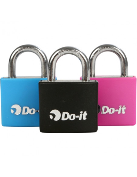Hänglås 30 mm 3-pack inkl. 6 nycklar