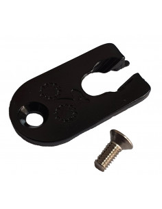 Lock till elcykelram för kabelgenomföring